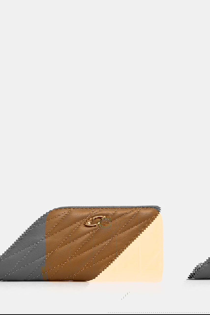 Peňaženka Coach Coach Quilted Leather Zip Around Wallet Hnedá | CM505, 0