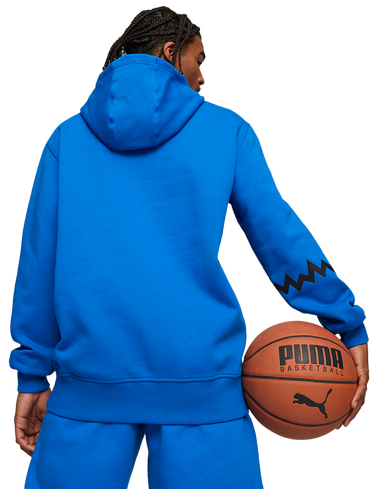 Mikina Puma Hoops Team Hoodie Modrá | 676648-05, 2