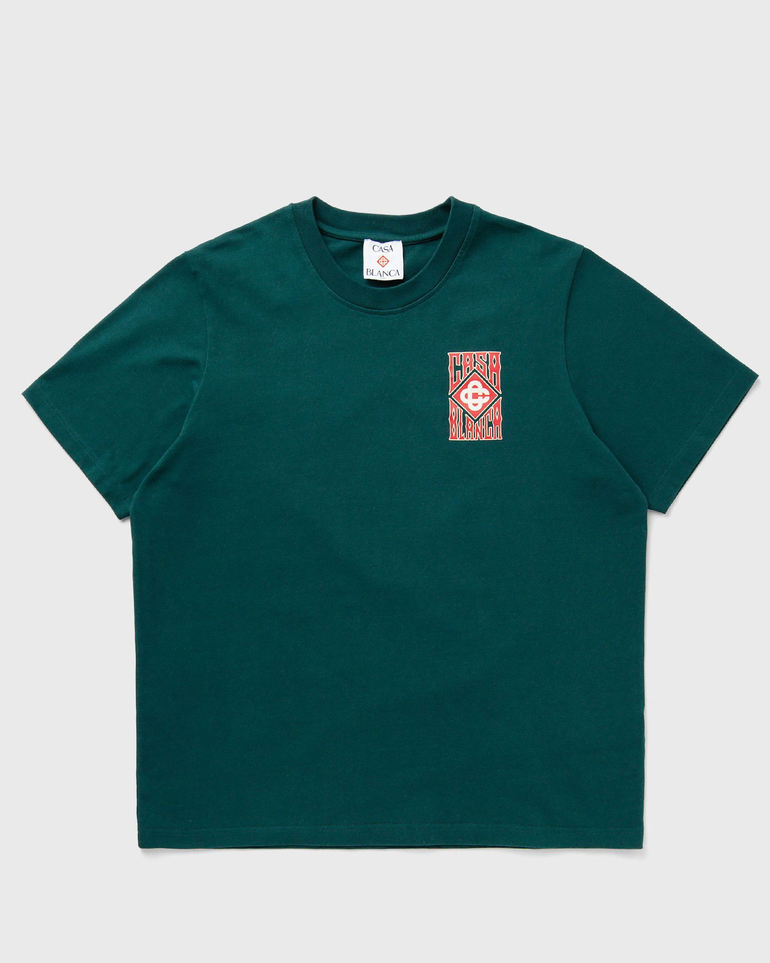 Tričko Casablanca Casablanca Gothic Stacked Logo Graphic T-Shirt Zelené | MS25-JTS-001-06, 0