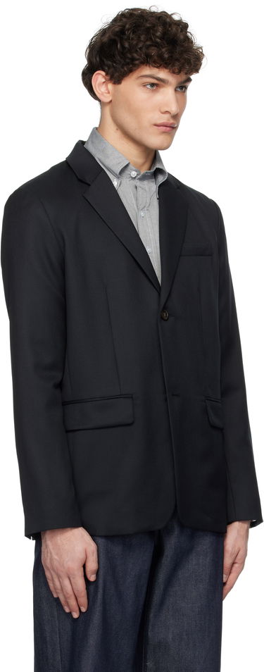 Bunda A.P.C. Single-Breasted Blazer Čierna | WOAPO-H03136, 1