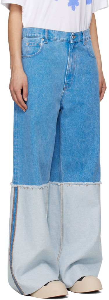 Džínsy Marni Marni Two-Tone Wide Leg Jeans Modrá | PAJD0559A0 USCW91, 1