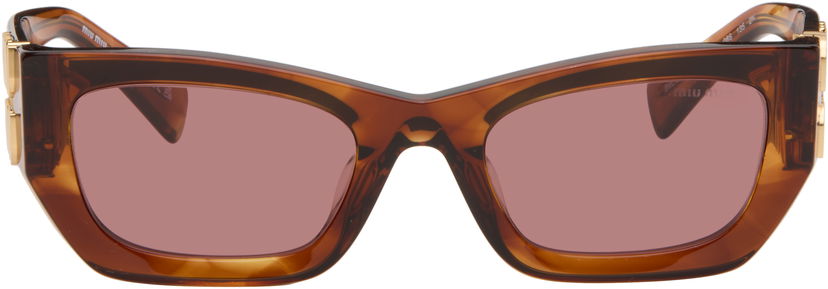 Slnečné okuliare Miu Miu Miu Glimpse Sunglasses Hnedá | 0MU 09WS 8056262086773