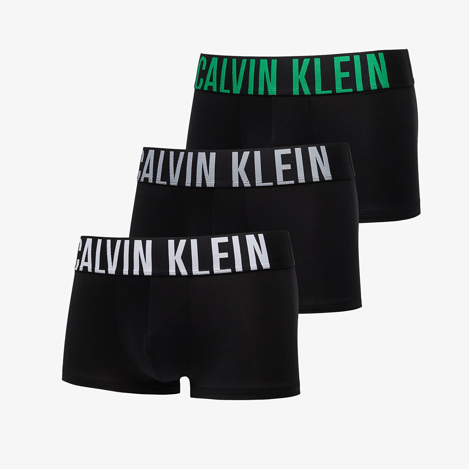 Boxerky CALVIN KLEIN Intense Power Microfiber Stretch Low Rise Trunk 3-Pack Black Čierna | 000NB3611A VPA, 0