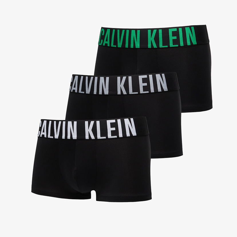 Boxerky CALVIN KLEIN Intense Power Microfiber Stretch Low Rise Trunk 3-Pack Black Čierna | 000NB3611A VPA