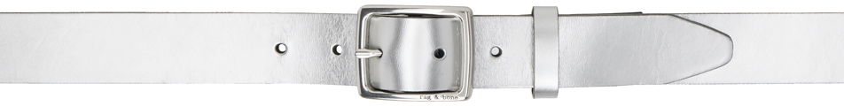 Opasok rag & bone Boyfriend Belt Metalická | WJW23H1022RV22, 0