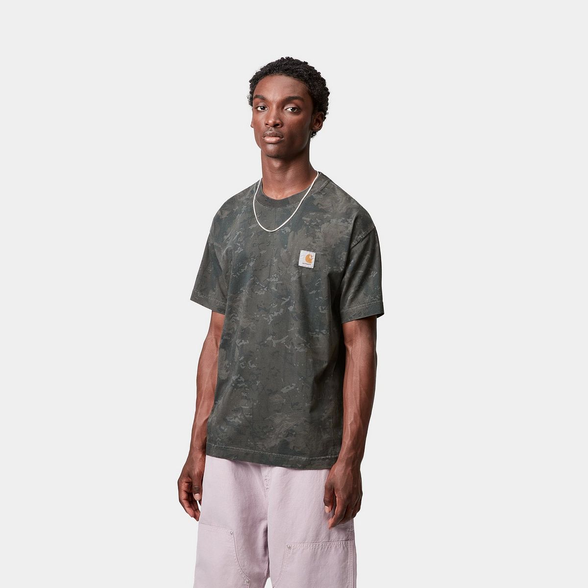 Tričko Carhartt WIP Carhartt WIP Camo Combi Short Sleeve T-Shirt Zelené | I035859_9, 0