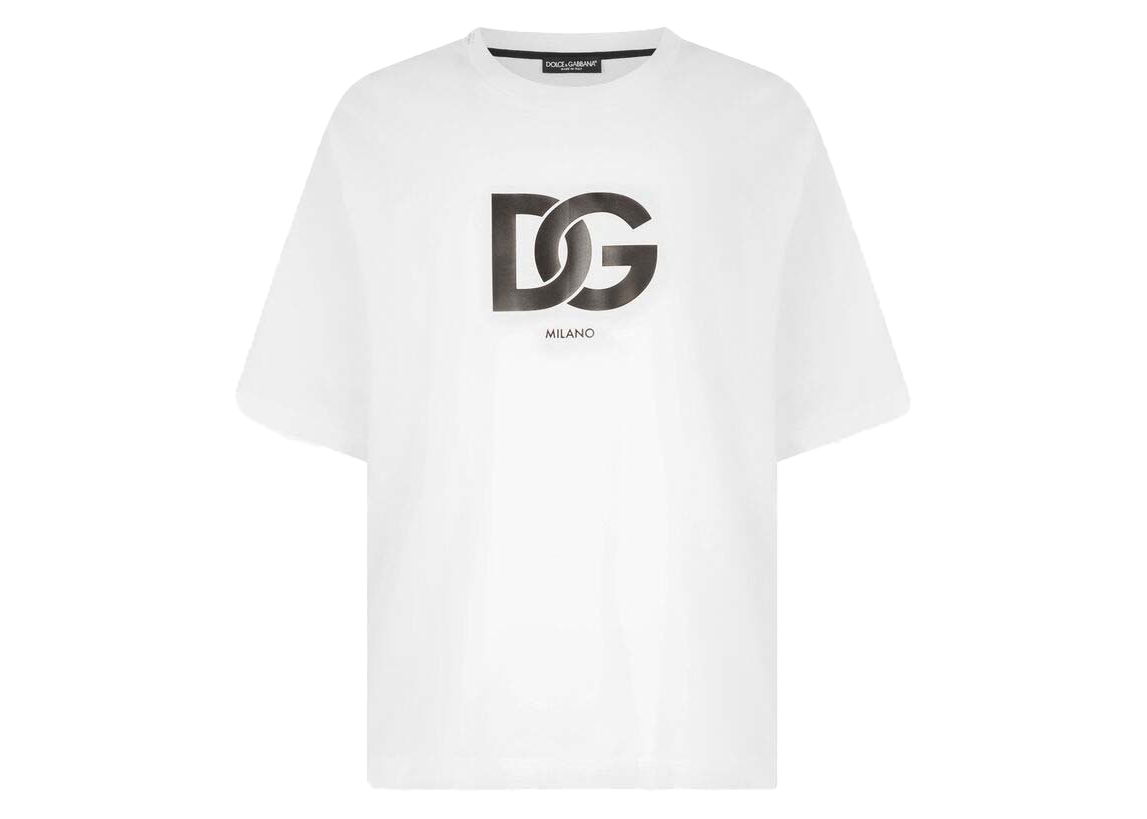 Tričko Dolce & Gabbana Cotton DG Logo Print T-shirt White Biela | G8OA3TFU7EQW0800, 0