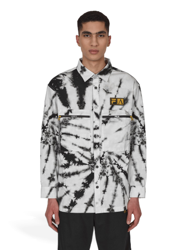 Košeľa Aries FILA x Tie Dye Longsleeve Shirt Biela | FIAR40000 WHT