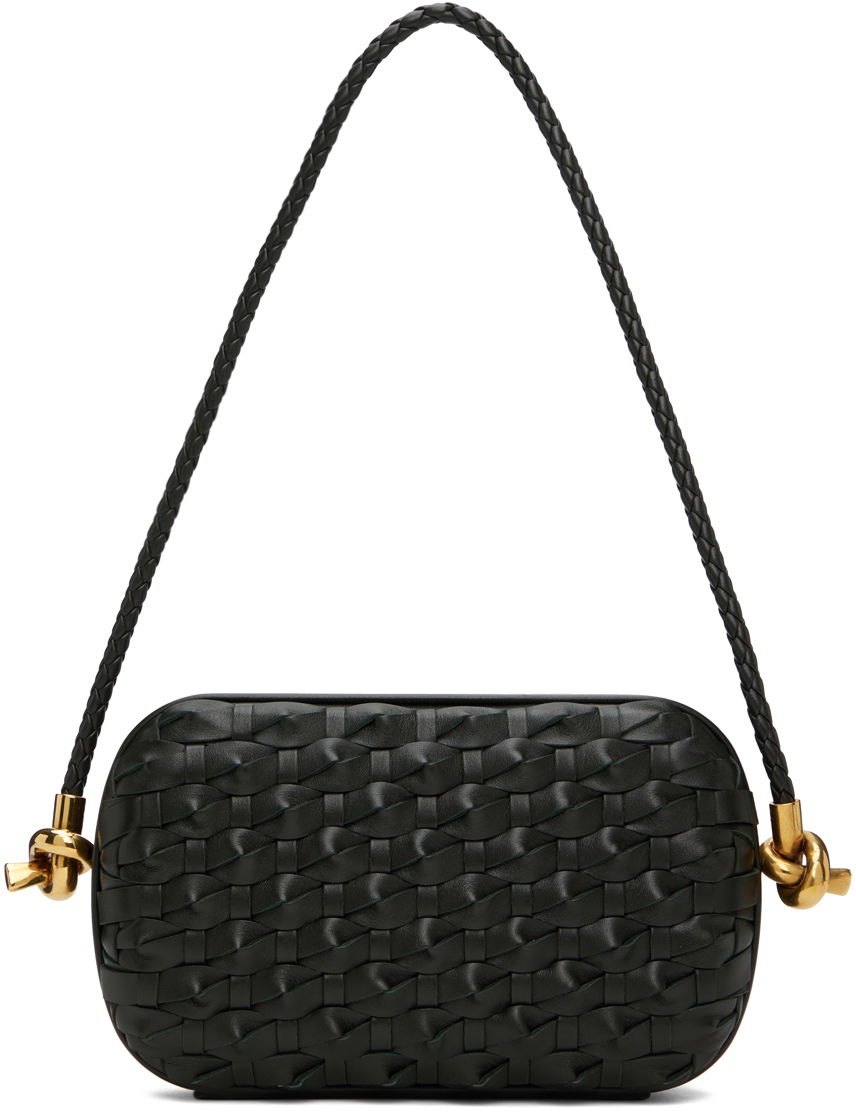 Taška cez rameno Bottega Veneta Knot On Strap Clutch Zelené | 717623 V3AC1, 0