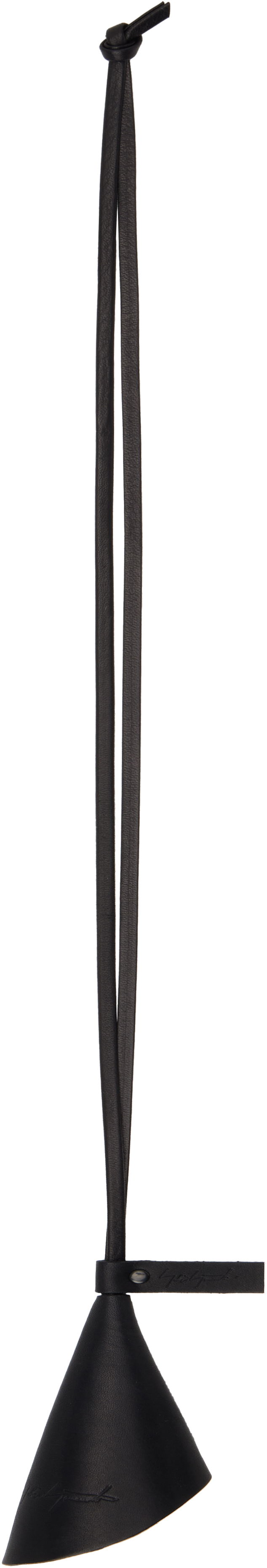Kľúčenka Yohji Yamamoto Necklace Leather Keychain Čierna | D0-A04-708, 0