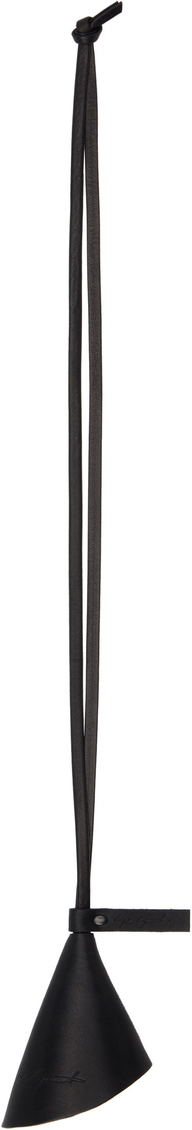 Kľúčenka Yohji Yamamoto Necklace Leather Keychain Čierna | D0-A04-708, 0