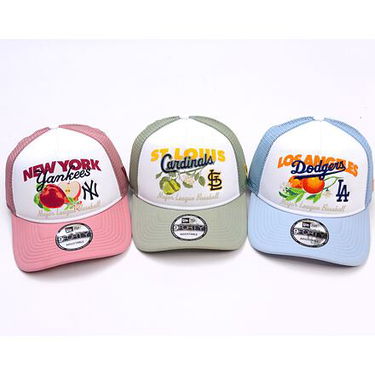 Šiltovka New Era New Era MLB Fruit Graphic 9FORTY Trucker NY Yankees Cap Ružová | 60595262, 5