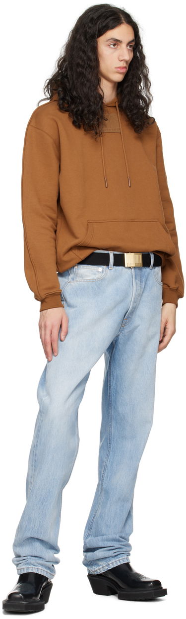 Mikina VETEMENTS Rubber Patch Hoodie Hnedá | VL16HD100X, 3