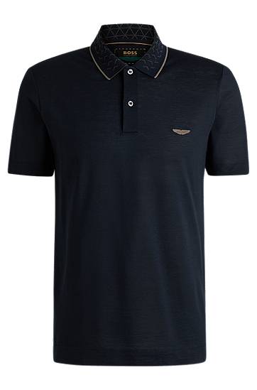 Polo tričko BOSS BOSS x ASTON MARTIN Polo Shirt Navy | 50537869, 0