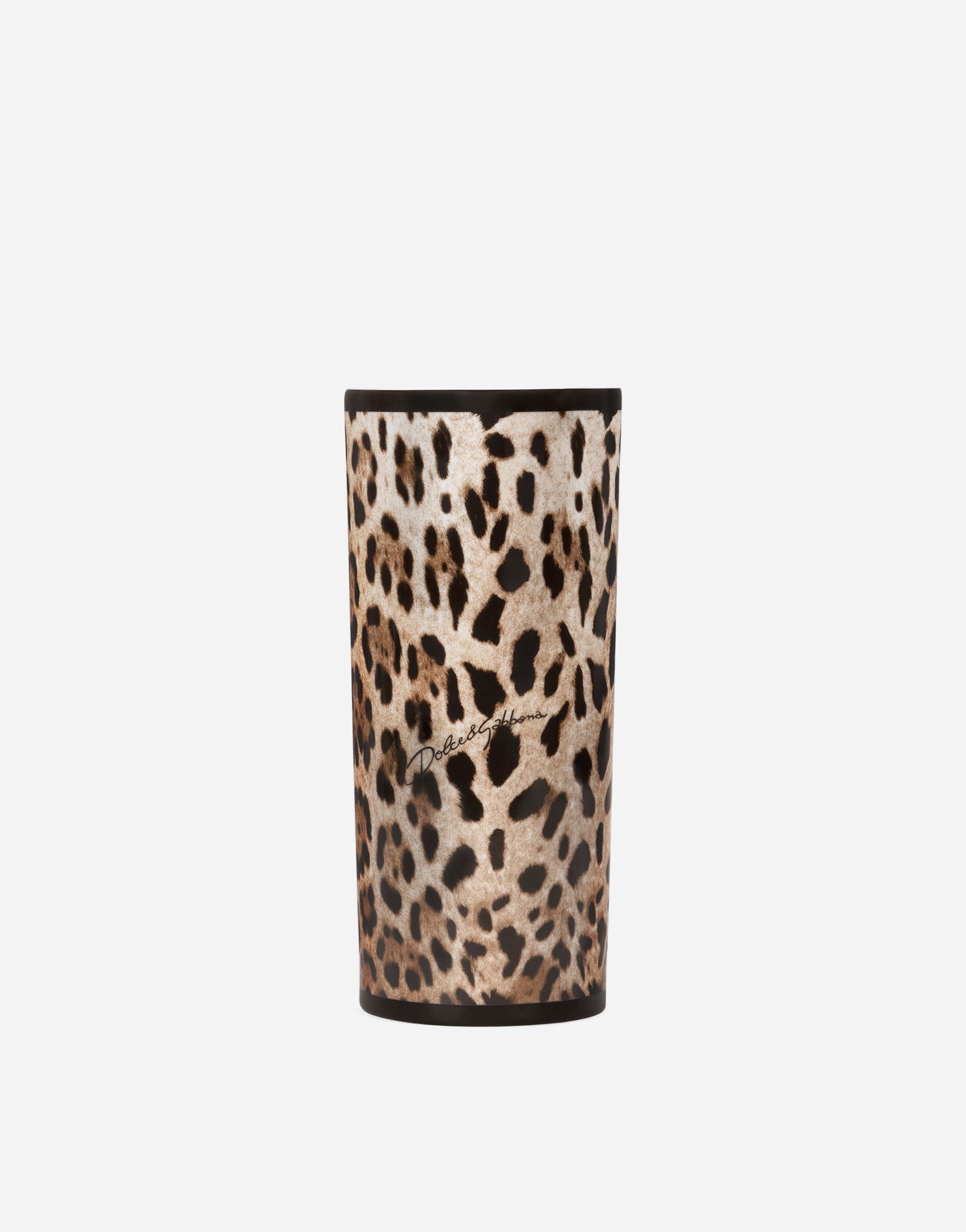 Home decor Dolce & Gabbana Dolce & Gabbana Leopard Print Cylindrical Porcelain Vase Onesize Rôznofarebný | TCC196TCAMWUL003, 0