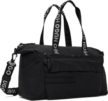 Športový vak BOSS Hugo Logo Patch Duffle Bag Čierna | 50541967, 1