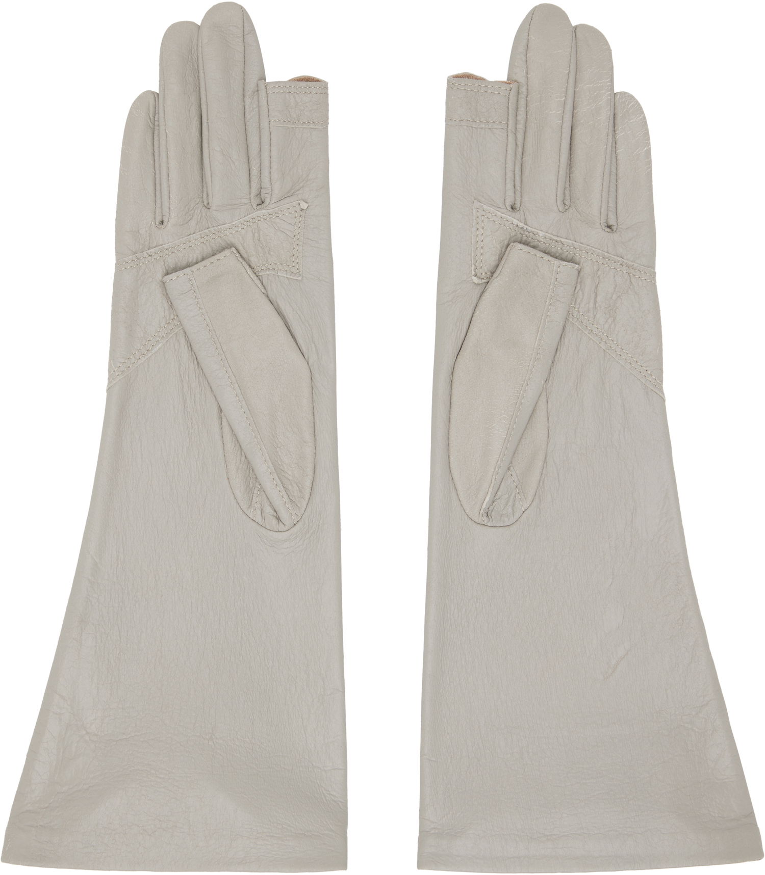 Rukavice Rick Owens Porterville Short Gloves Biela | RO02D3451 LBA, 1