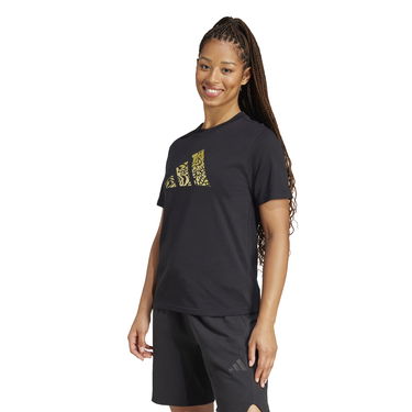 Tričko adidas Performance Metallic Logo Graphic Training T-Shirt Čierna | JJ4059, 0