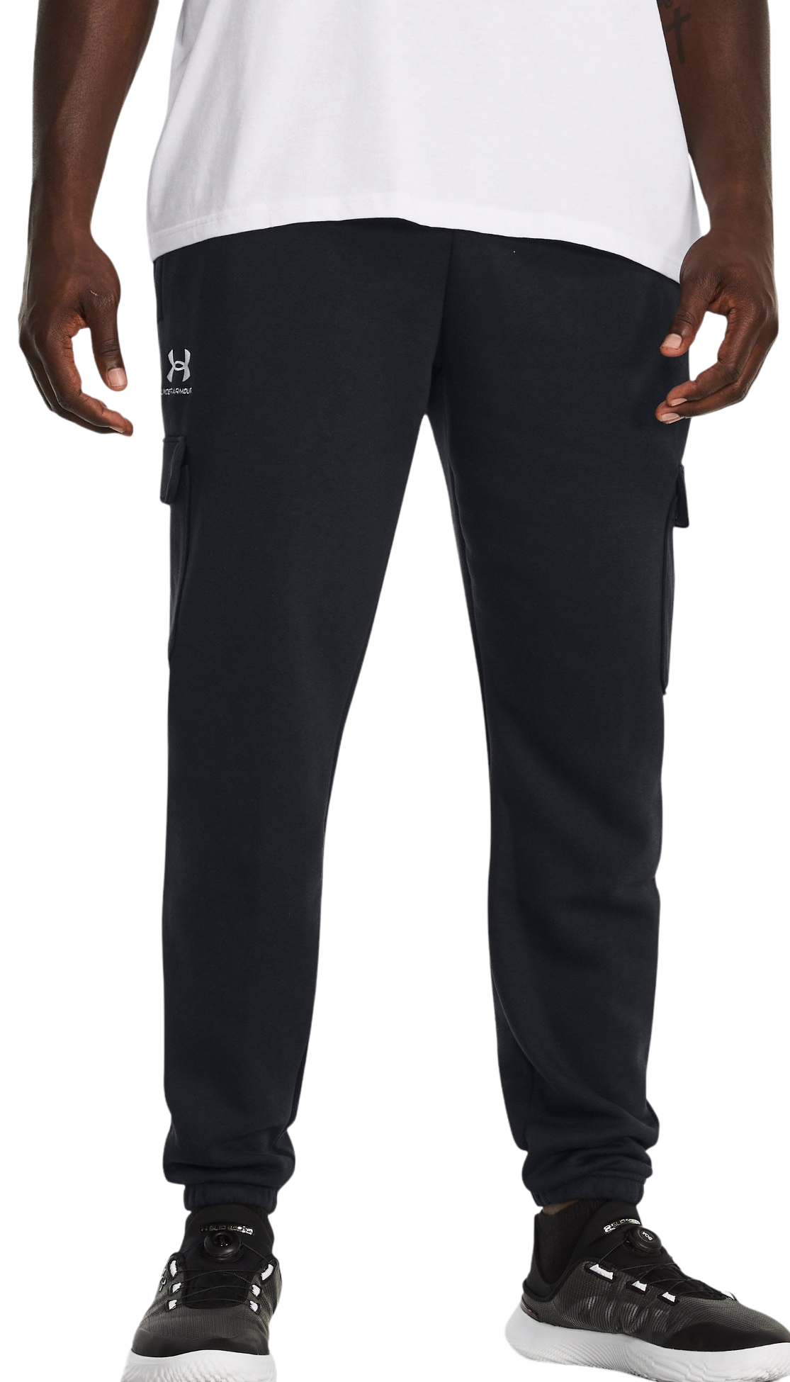 Cargo nohavice Under Armour Essential Flc Cargo Pant Čierna | 1380376-001, 0