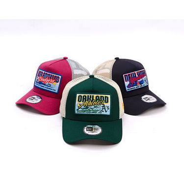 Šiltovka New Era Oakland Athletics MLB Patch 9FORTY Trucker Hat One Size (56-59 cm) Zelené | 60595258, 4