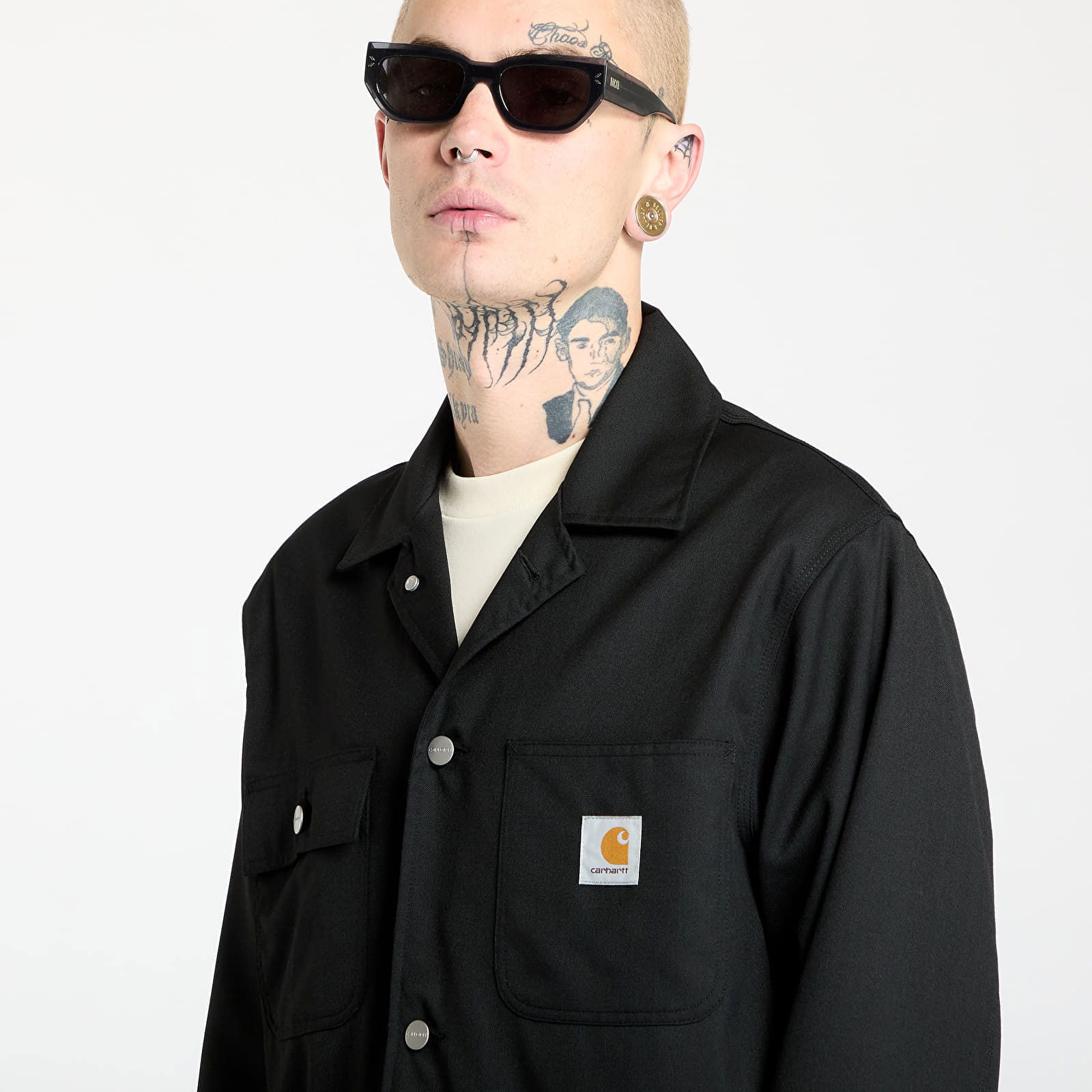 Black Canvas Chore Coat