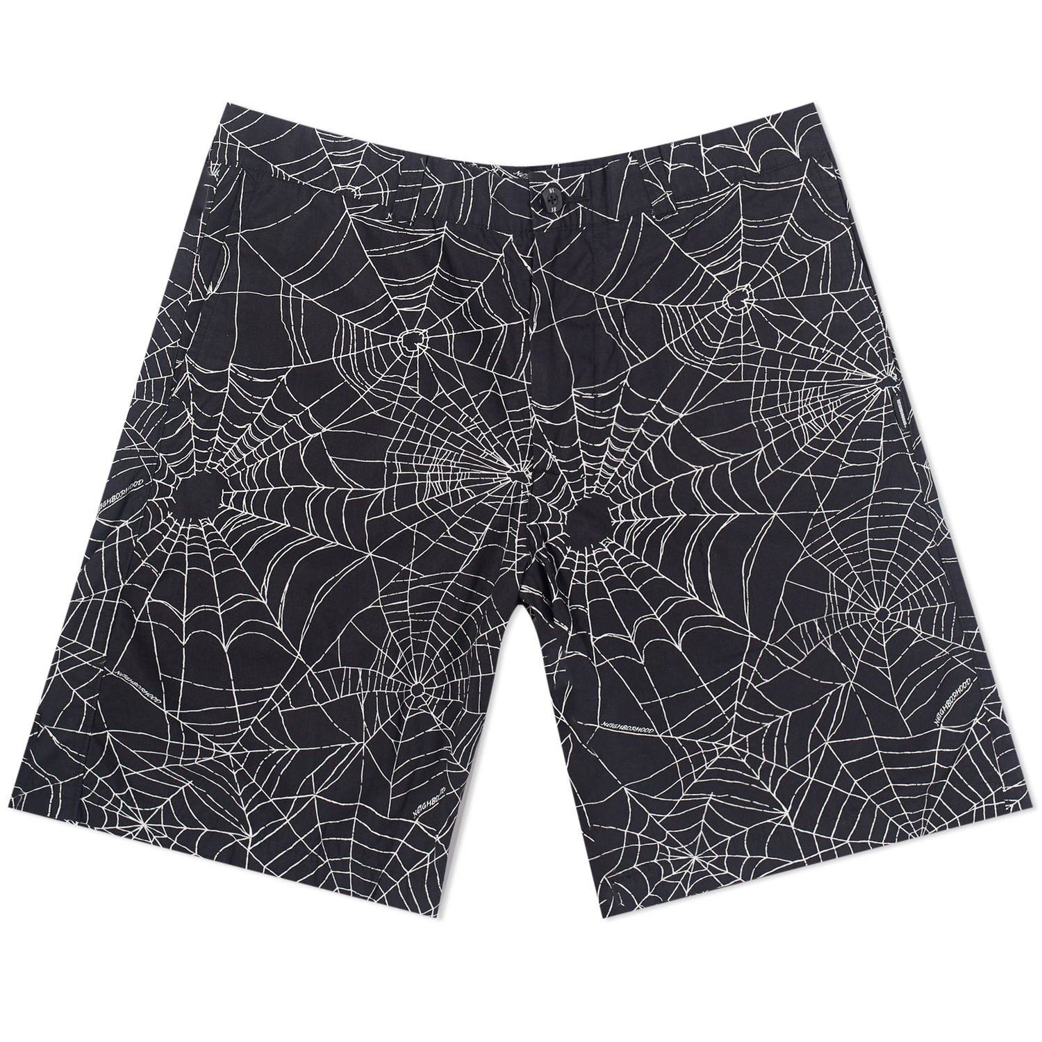 Šortky Neighborhood Neighborhood Spiderweb Shorts Čierna | 231UTNH-PTM02-BLK, 0