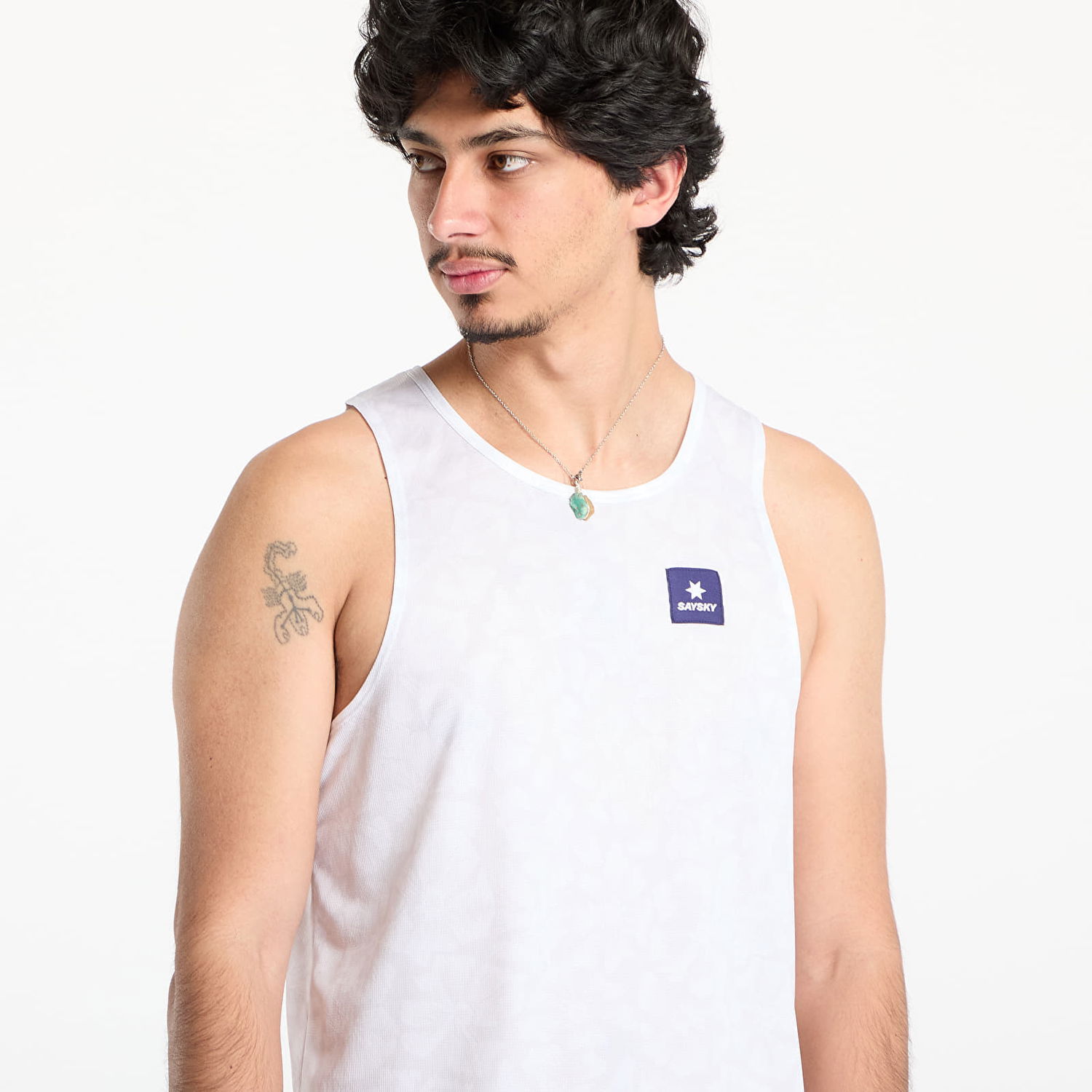 Tielko Saysky Flower Combat Singlet White AOP M Biela | NMRSI31C1030, 1
