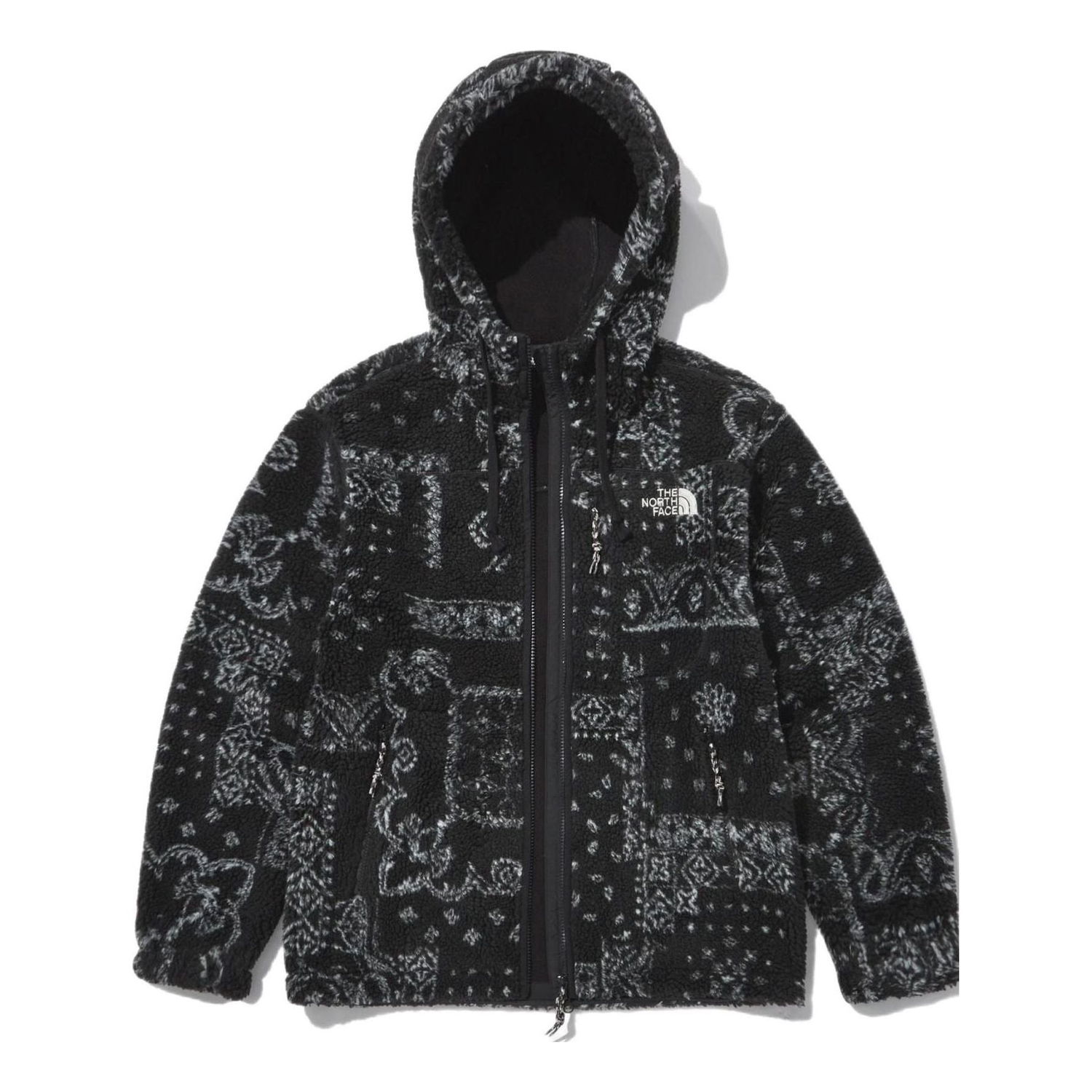Sveter The North Face Fleece Novelty Patterned Jacket Čierna | NJ4FN67A, 0