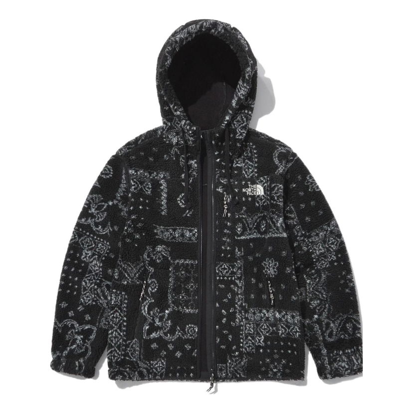Sveter The North Face Fleece Novelty Patterned Jacket Čierna | NJ4FN67A