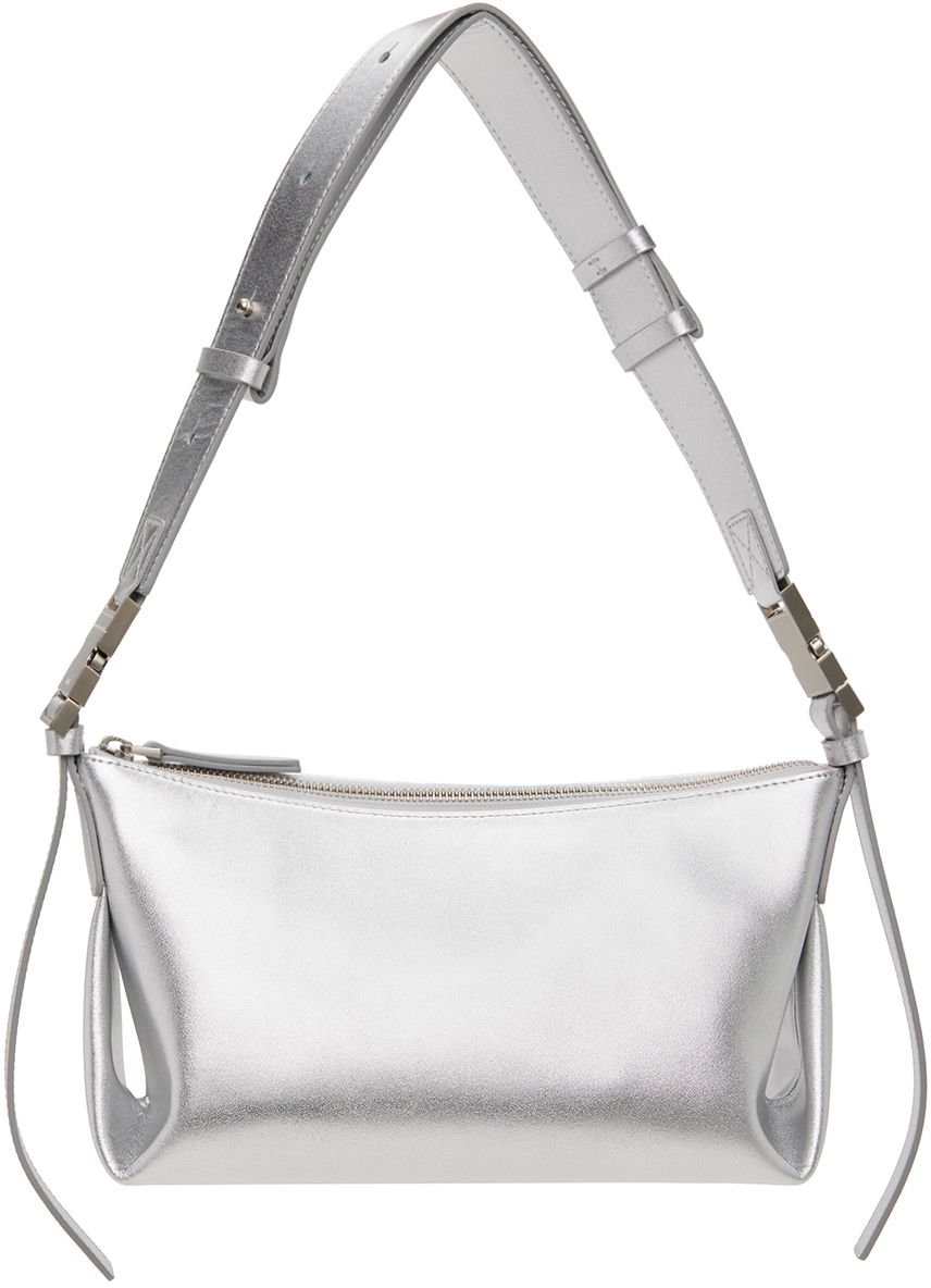 Taška cez rameno OSOI Metallic Leather Shoulder Bag Metalická | 24SB030-092-05, 0