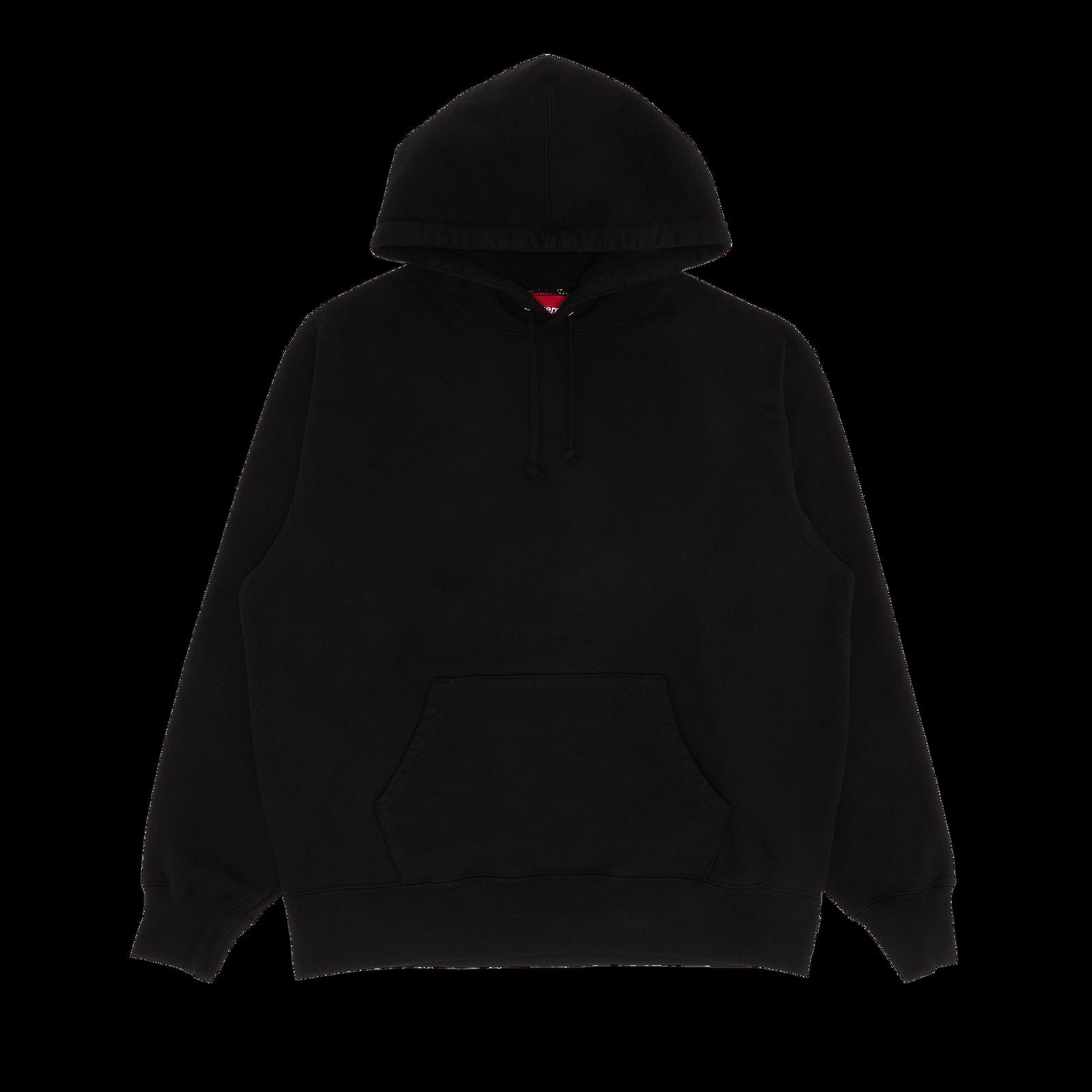 Satin Applique Hooded Sweatshirt