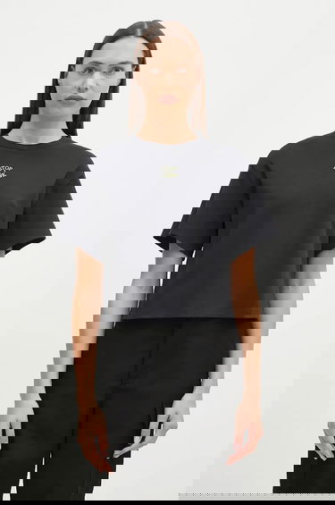 Crop Top Columbia Cropped T-Shirt Wallowa with STOP & LOOK Embroidery Čierna | 2090941, 0