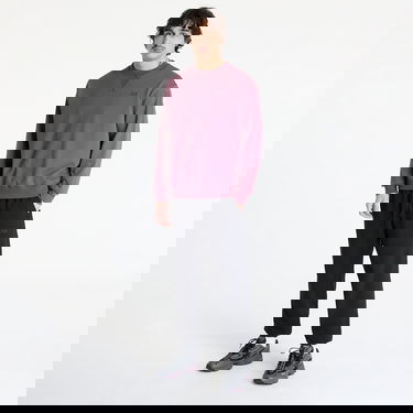 Mikina New Balance Athletics French Terry Crew Sweatshirt Vínová | MT41506FDP, 3