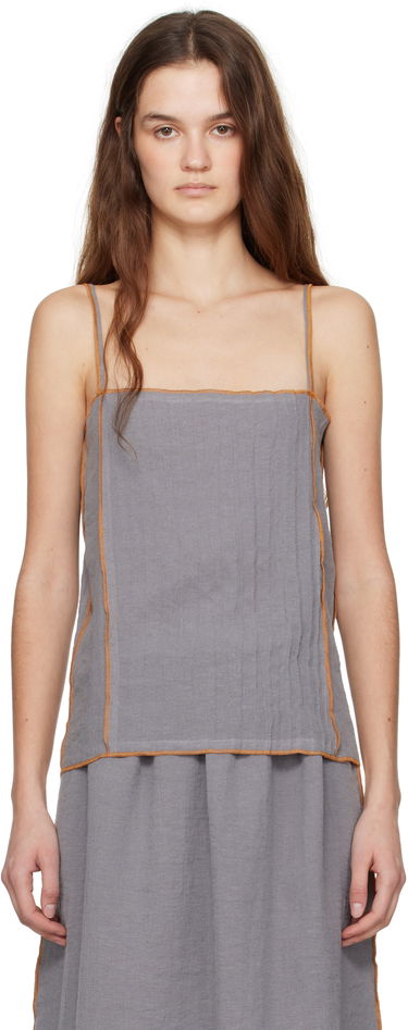Tielko Baserange Baserange Shok Tank Top Šedá | TOSKS-LC-SP25, 0