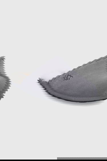 Tenisky a topánky UGG Men's Scuff Suede/Sheepskin Slippers - Dark Grey Šedá | 1101111-DGRY, 1