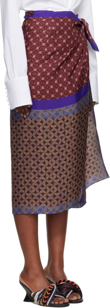 Sukňa Dries Van Noten Dries Van Noten Wrap Scarf Midi Skirt Rôznofarebný | 252-010846-2213, 4