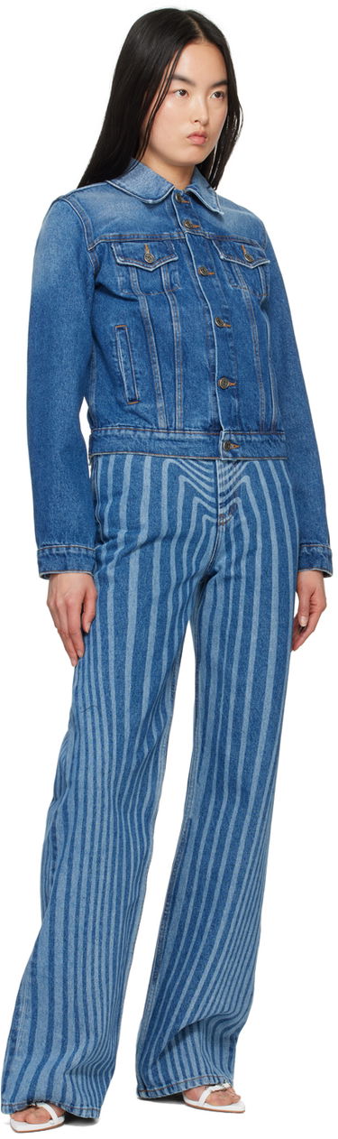 Bunda Jean Paul Gaultier Gaultier Printed Denim Jacket Modrá | 24/25-U-VE040I-D013-5701, 3