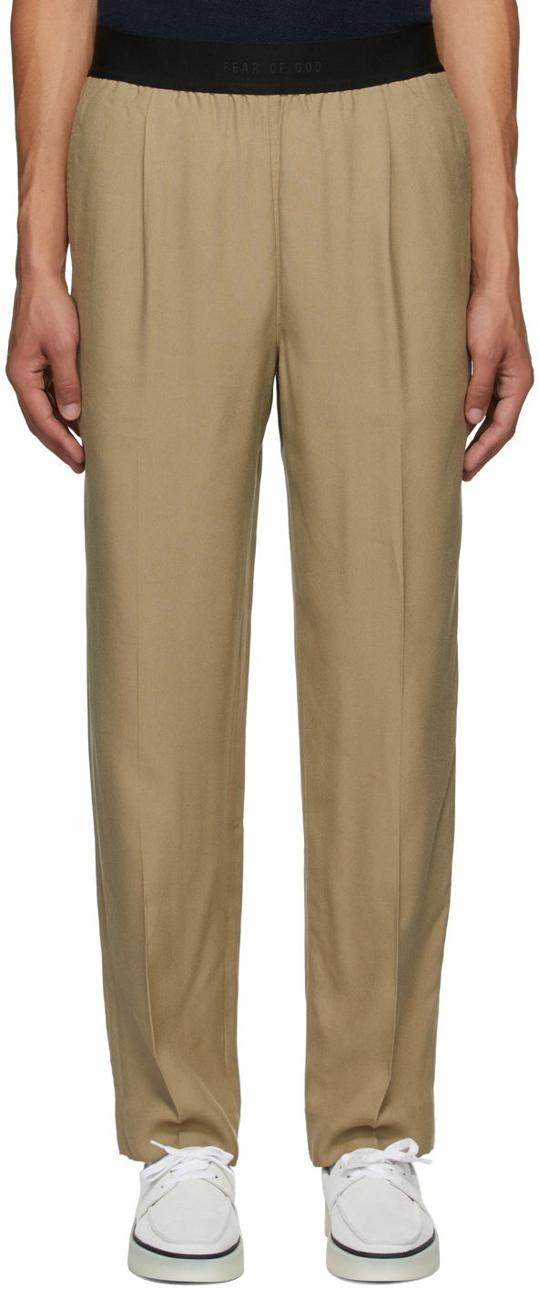 Nohavice Fear of God Everyday Trousers Béžová | FG40-036VCP, 0
