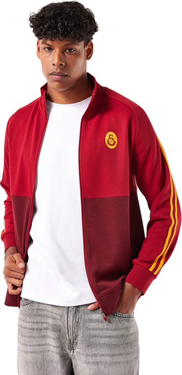 Bunda Puma Galatasaray Istanbul Full-Zip Colorblock Track Jacket with Striped Sleeves Rôznofarebný | e251080-101, 0