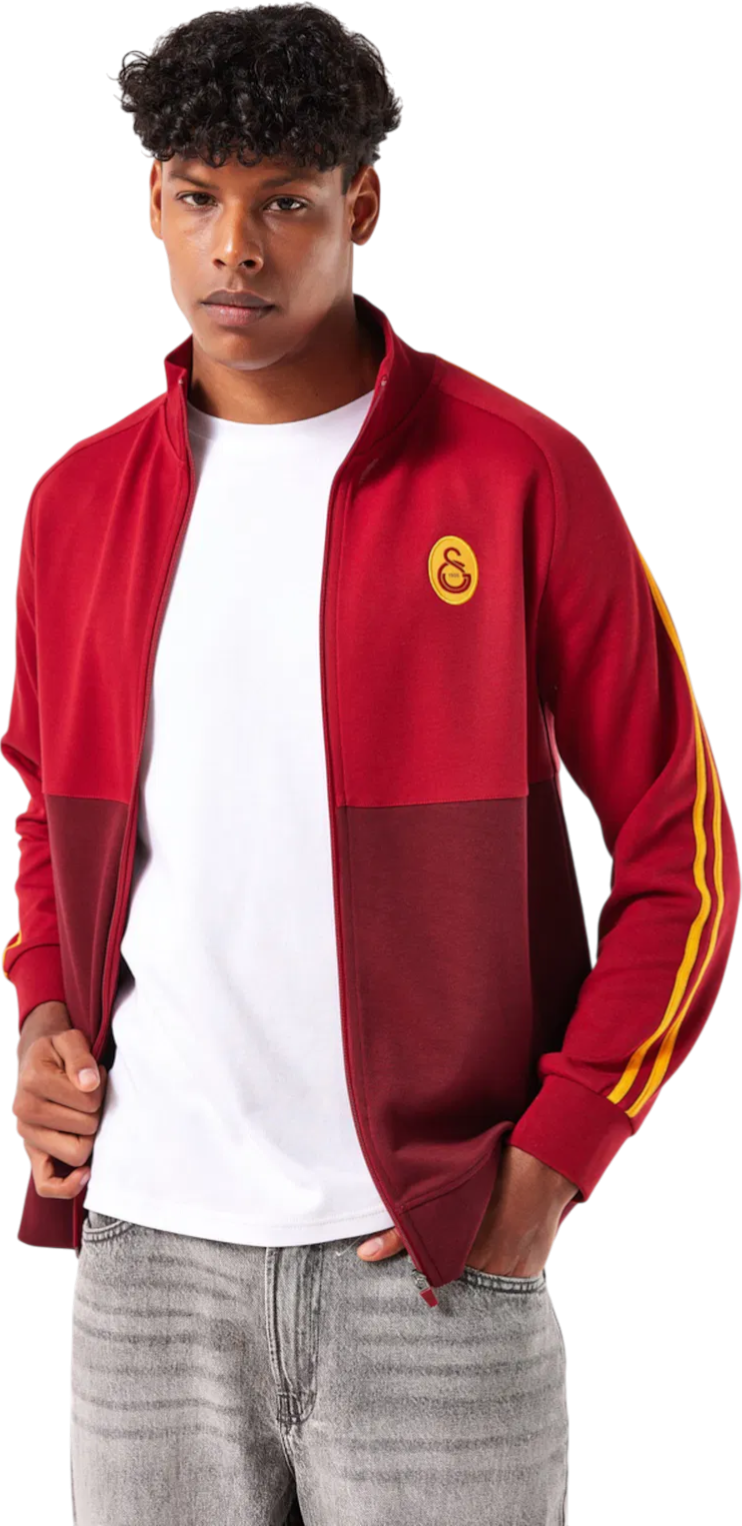 Bunda Puma Galatasaray Istanbul Full-Zip Colorblock Track Jacket with Striped Sleeves Rôznofarebný | e251080-101