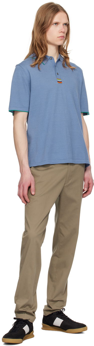 Polo tričko Paul Smith Paul Smith Knit Polo Modrá | M1R-628Y-M02309-44, 3