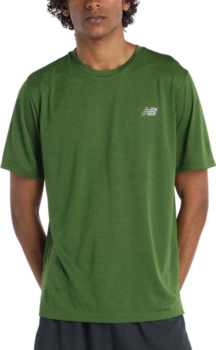 Tričko New Balance Athletics T-Shirt Zelené | mt41253-daa