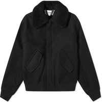 Bunda AMI Shearling Collar Wool Jacket Čierna | UJK010-WV0020-001, 1
