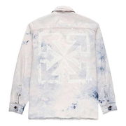 Ink Lapel Loose Denim Jacket