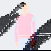 Retro Remix Knit Bomber Jacket