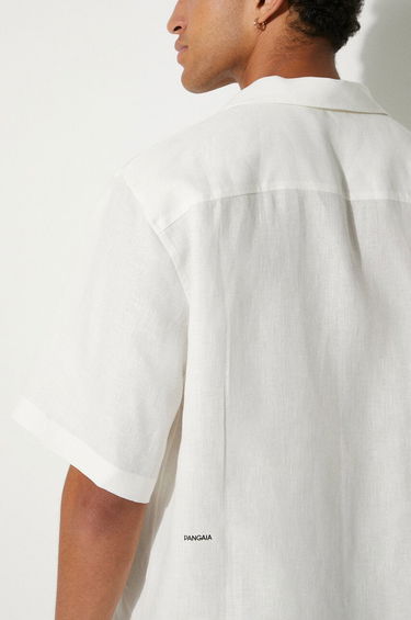 Košeľa PANGAIA Pangaia DNA Linen Camp Collar Relaxed Shirt Biela | 10002046, 8