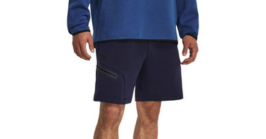 Šortky Under Armour Unstoppable Fleece Navy | 1379809-410, 1