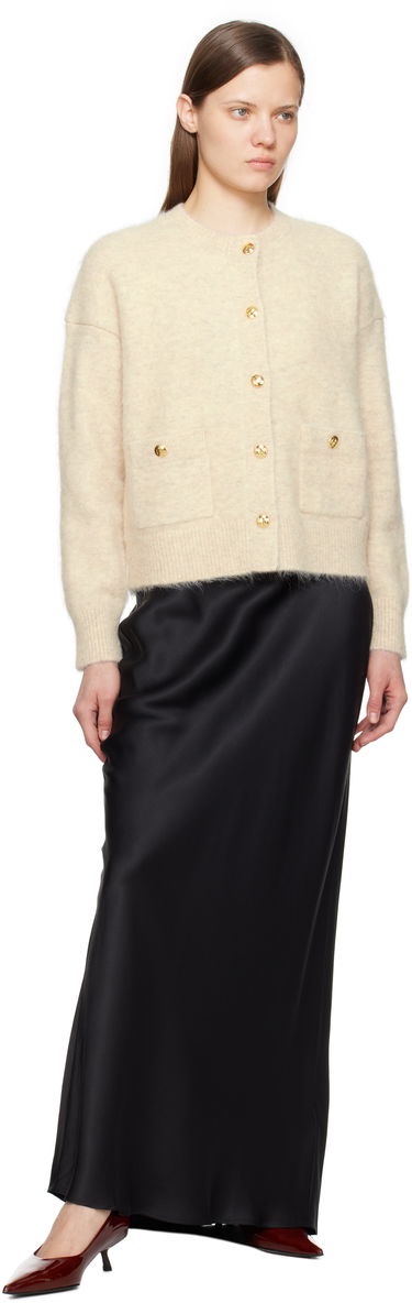 Sveter Anine Bing Anine Bing Bobbie Knit Cardigan Béžová | A-09-10427-BGI23, 3