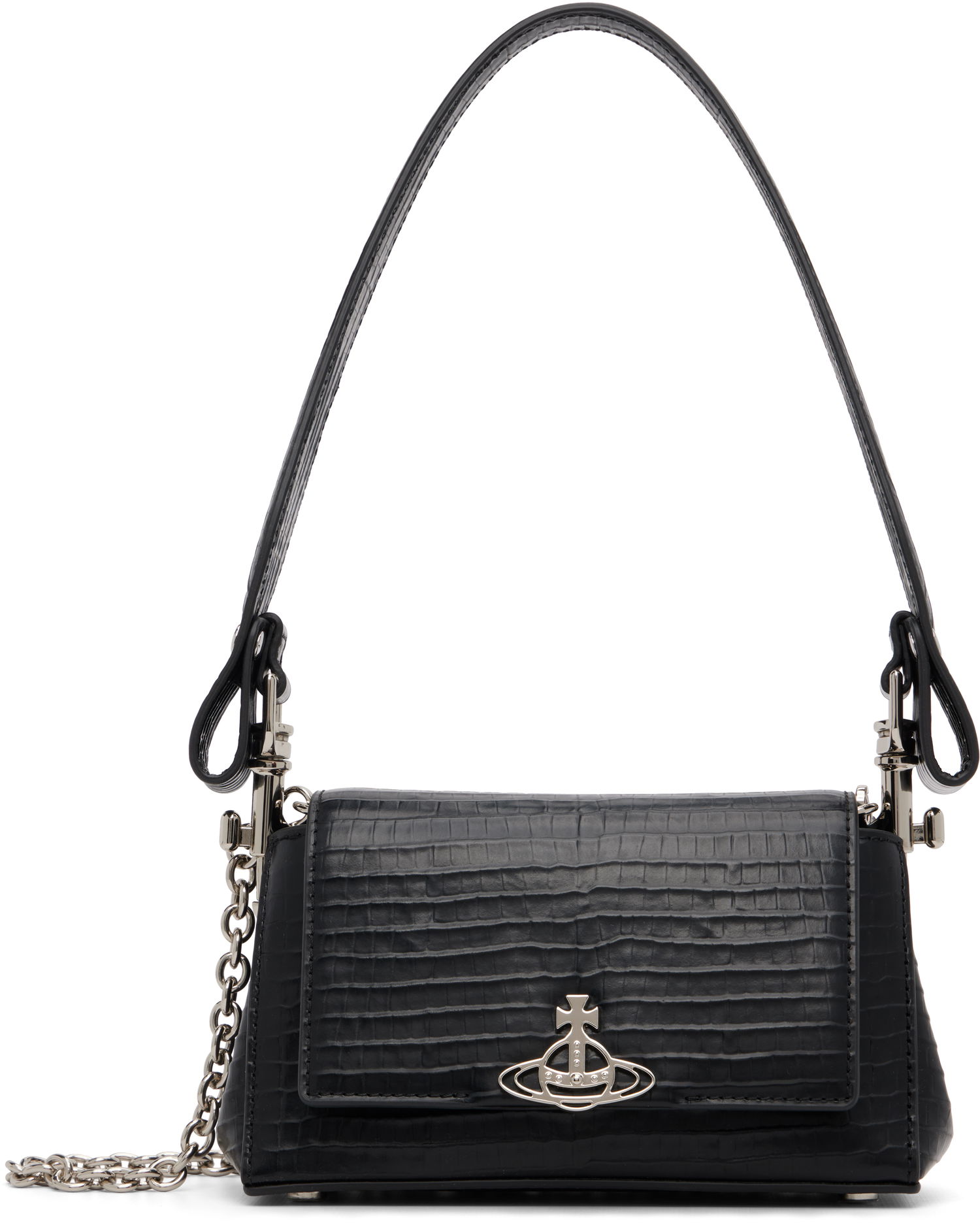 Taška cez rameno Vivienne Westwood Vivienne Westwood Small Hazel Shoulder Bag Čierna | 46030001W-L00C0-, 0