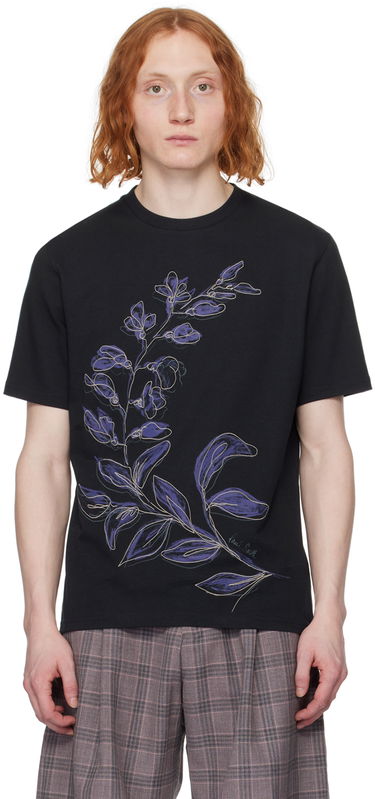 Tričko Paul Smith Paul Smith Laurel Graphic T-Shirt Čierna | M1R-919T-MP4277-49, 0